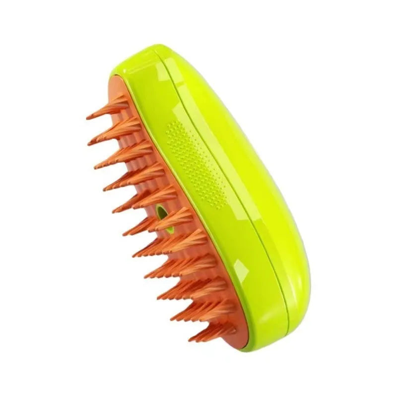 3 in 1 Cat Dog Steam Brush, Self Cleaning Massaging Pet Grooming Brush, Pet Hair Removal Tool, Dog & Cat Grooming Supplies