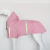 Luxury Dog Hooded Raincoat Reflective Strips Windproof & Waterproof Casual Design All Seasons Protection PU Material Halloween