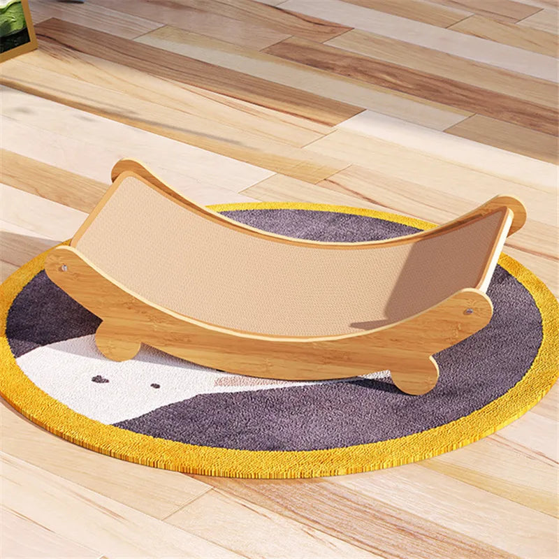 Sisal Cat Scratching Board Large Cat Nest 2 in 1 Pet Grinding Paws Scratcher Toys Four Seasons Cat Bed Scratching Board