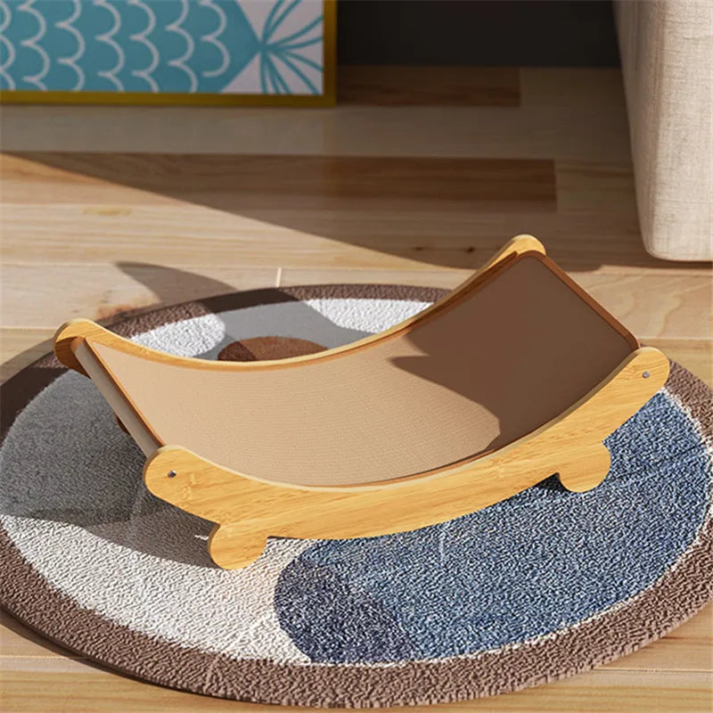 Sisal Cat Scratching Board Large Cat Nest 2 in 1 Pet Grinding Paws Scratcher Toys Four Seasons Cat Bed Scratching Board