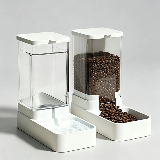 Hot Selling 3.3L Large Capacity Transparent Dog Slow Feeder Bowl Cat Dog Food Dispenser Plastic Cheap Automatic Pet Feeder