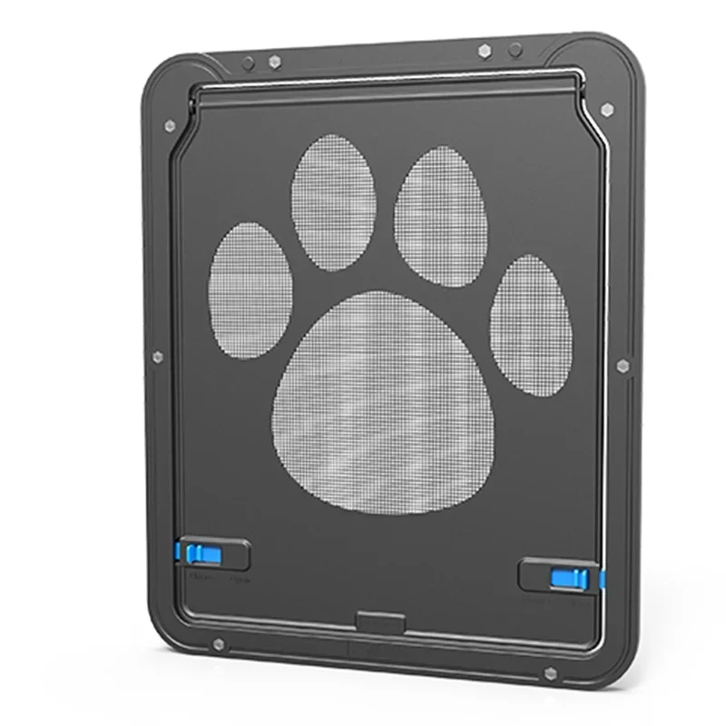 Pet Kitty Dog Door Flap Gate Opener Controlled Entry Electronic Screen Window Protector Wall Mosquito Net(Small:24cmx29cm)