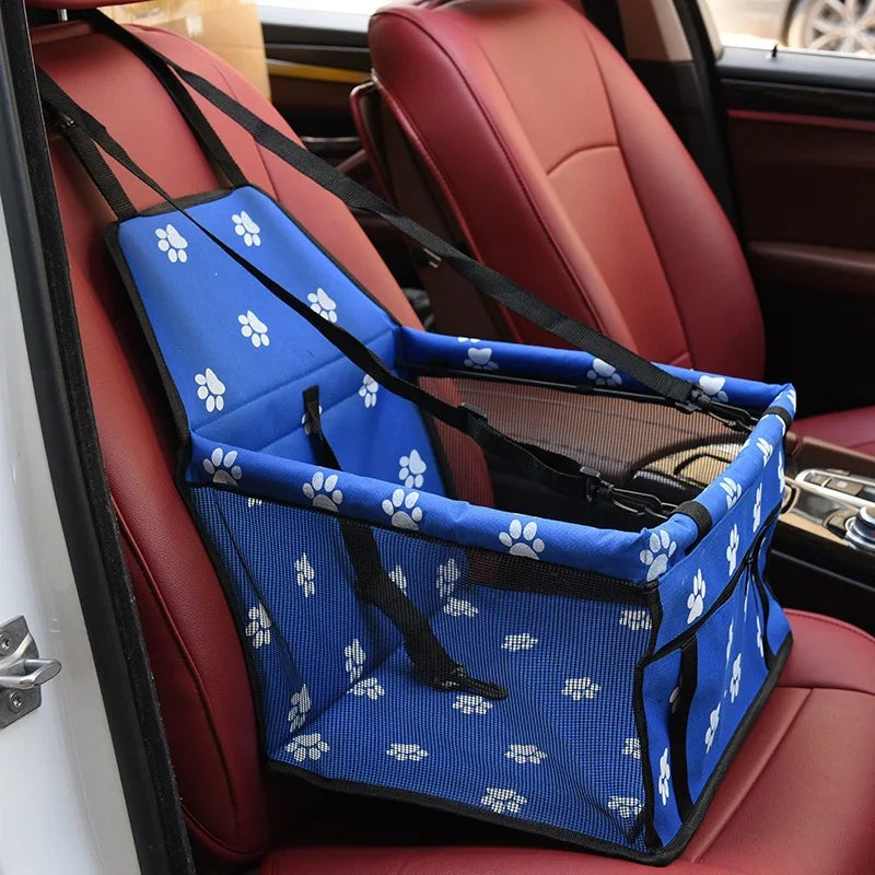 Car Pet Seat Cover Bear Paw Waterproof Pet Car Mat Anti-Scratch Nonslip Travel Pet Cushion Dog Bed Car Seat Protector