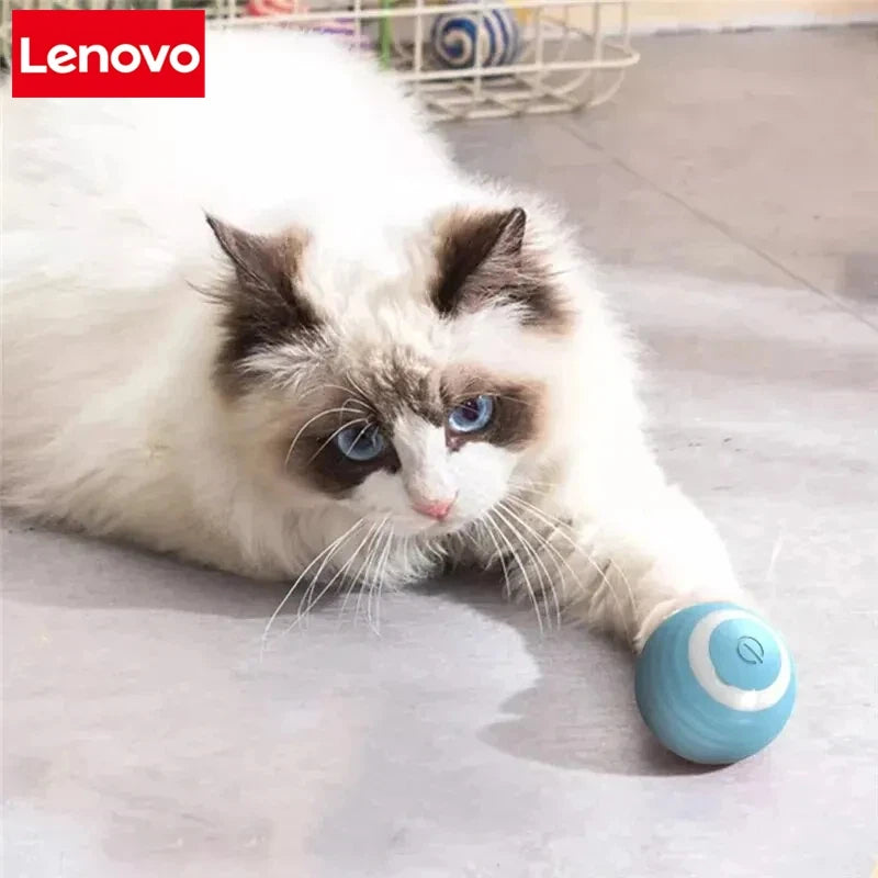 Lenovo Smart Dog Toys Ball Electronic Interactive Pet Toy Moving Ball USB Automatic Moving Bouncing for Puppy gift Cat Product