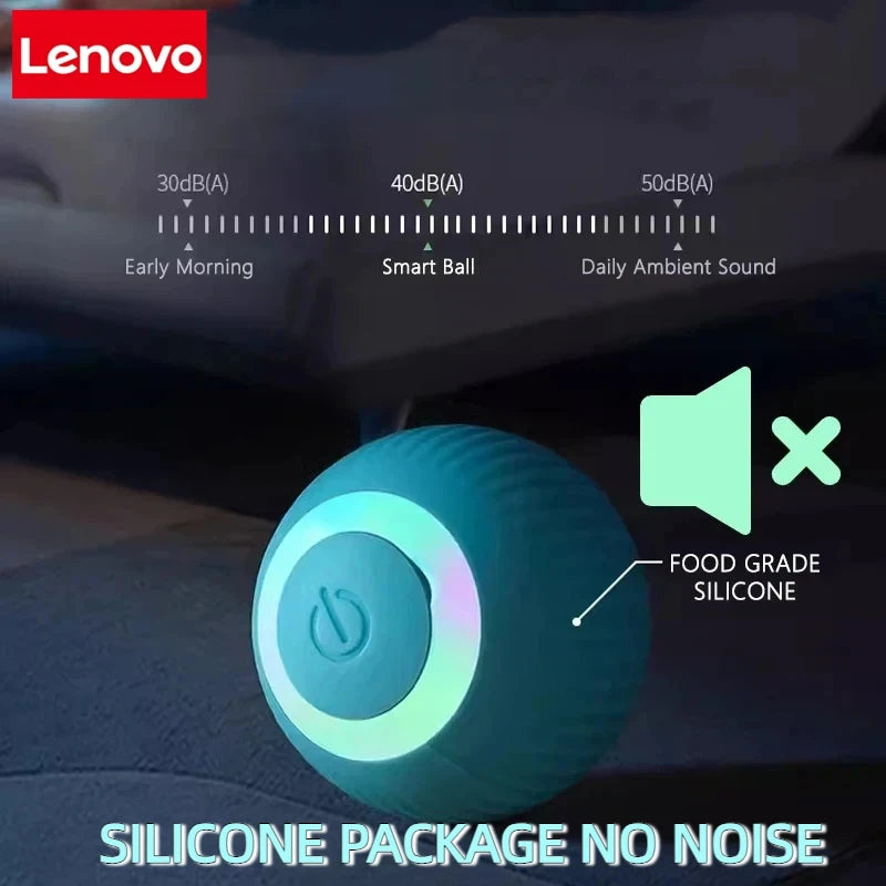 Lenovo Smart Dog Toys Ball Electronic Interactive Pet Toy Moving Ball USB Automatic Moving Bouncing for Puppy gift Cat Product