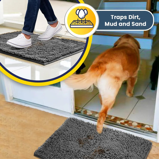 Non-Slip Microfiber Dog Door Mat