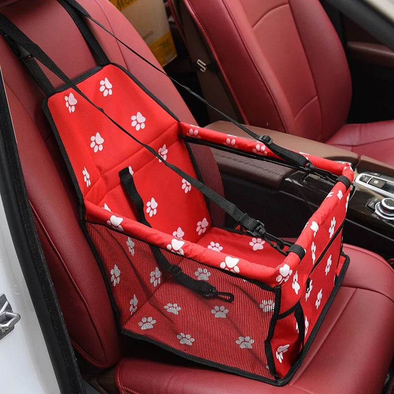 Car Pet Seat Cover Bear Paw Waterproof Pet Car Mat Anti-Scratch Nonslip Travel Pet Cushion Dog Bed Car Seat Protector