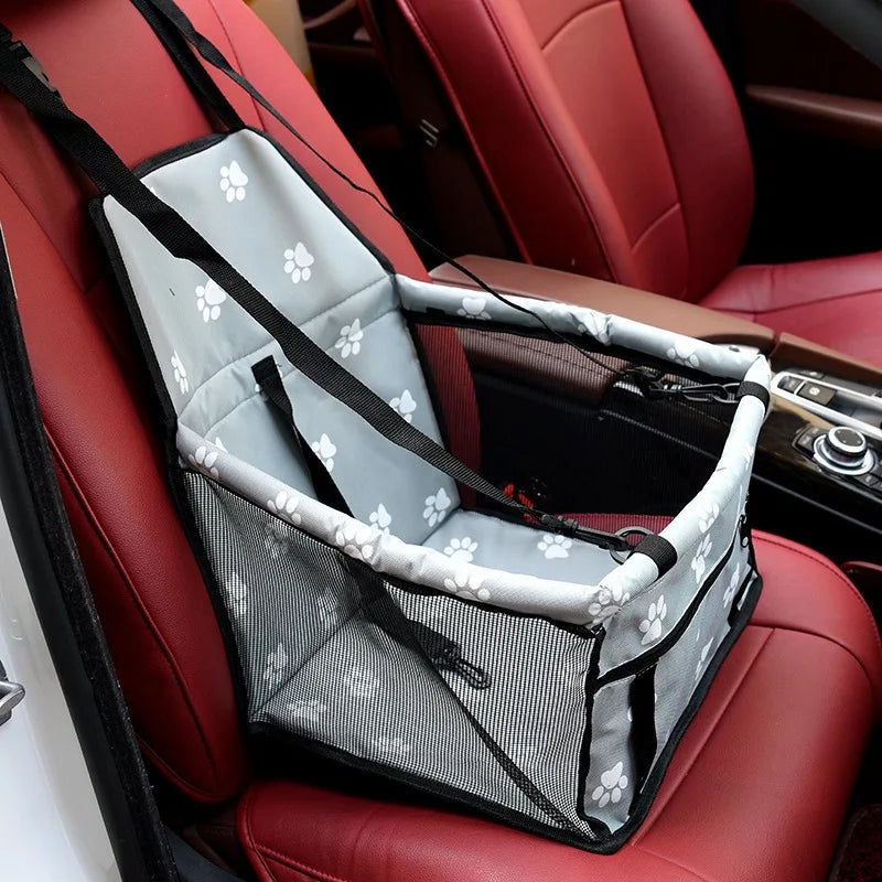 Car Pet Seat Cover Bear Paw Waterproof Pet Car Mat Anti-Scratch Nonslip Travel Pet Cushion Dog Bed Car Seat Protector